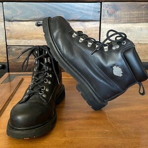 HARLEY Davidson Lace Up Boots Size 8.5